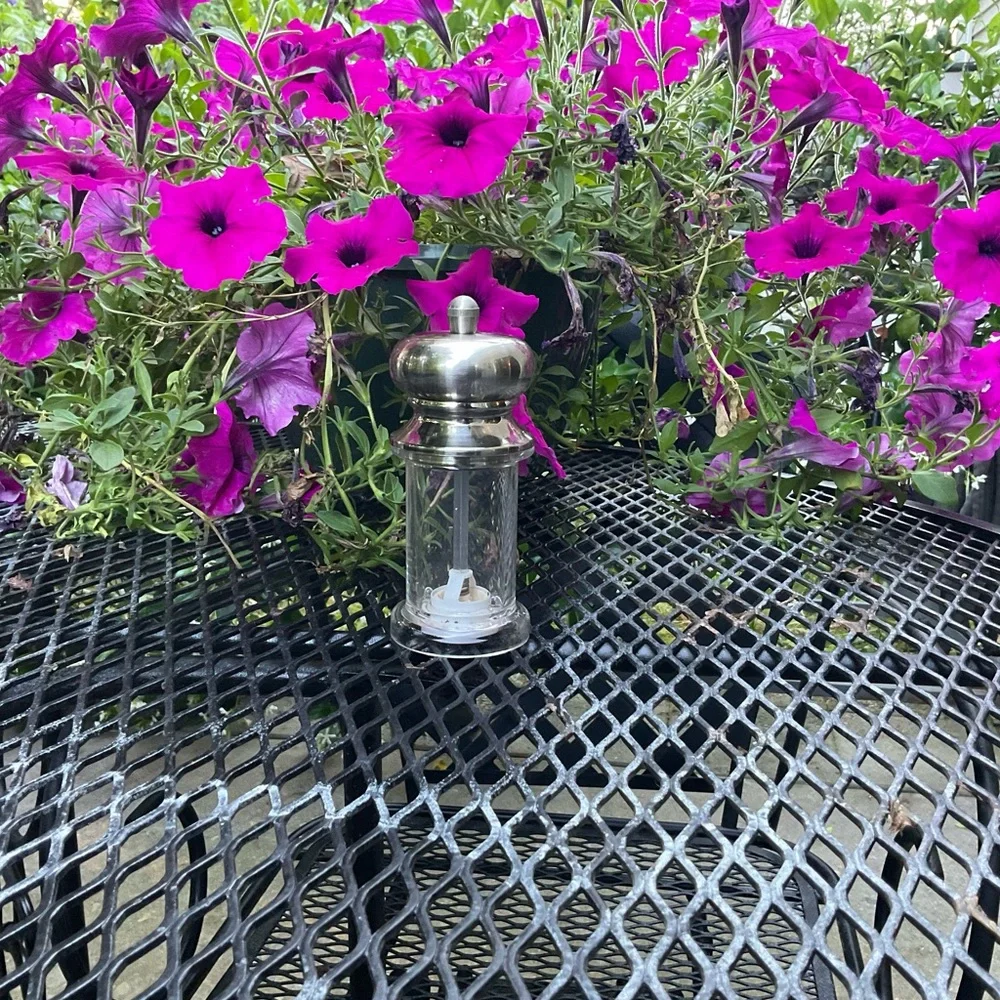 Trudeau Professional Stainless Steel Clear View Mill Salt/Pepper Grinder!